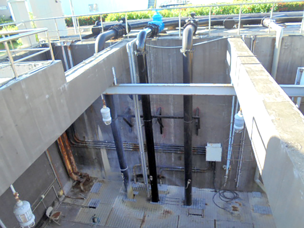 台灣屏東 屏南工業區污水處理場泵浦更新