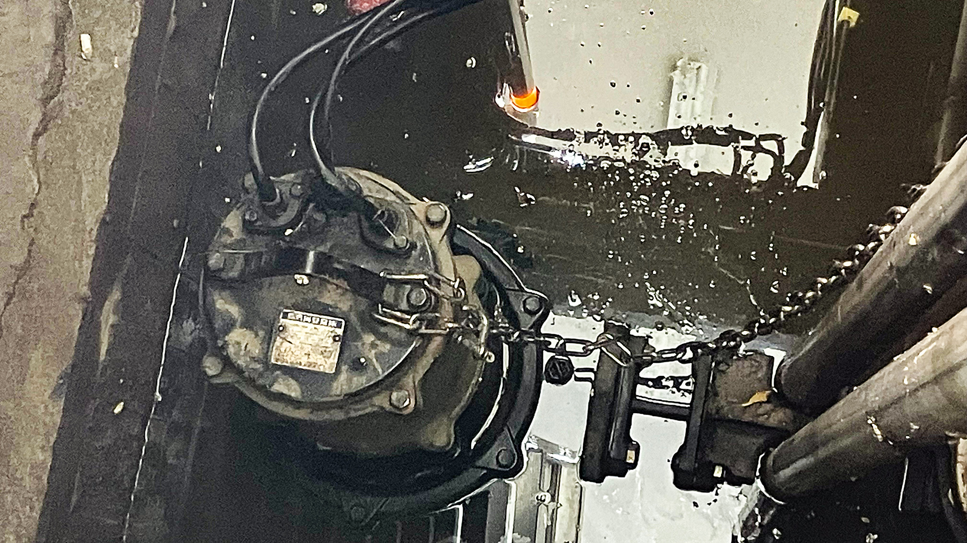 台灣台北 三總分院停車場雨水貯留滲透系統