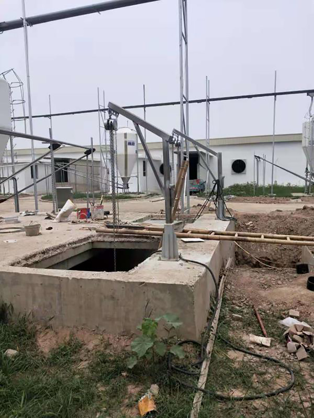 中國江蘇 淮安生豬養殖基地-污水池及生活區配套設施泵站